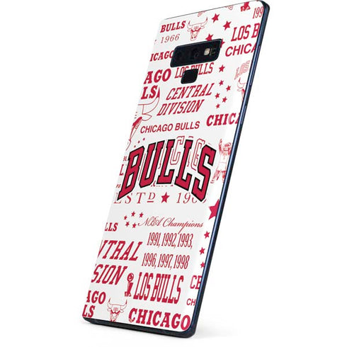 NBA Chicago Bulls Historic Blast Galaxy Note 9 Skin