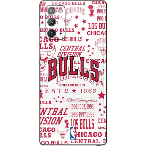 NBA Chicago Bulls Historic Blast Galaxy Note20 5G Skin
