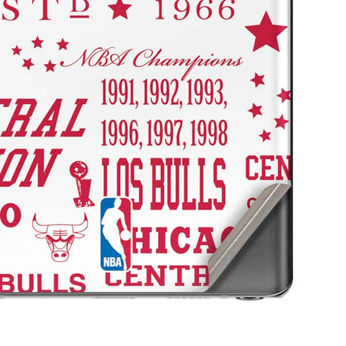 NBA Chicago Bulls Historic Blast Galaxy Note20 5G Skin
