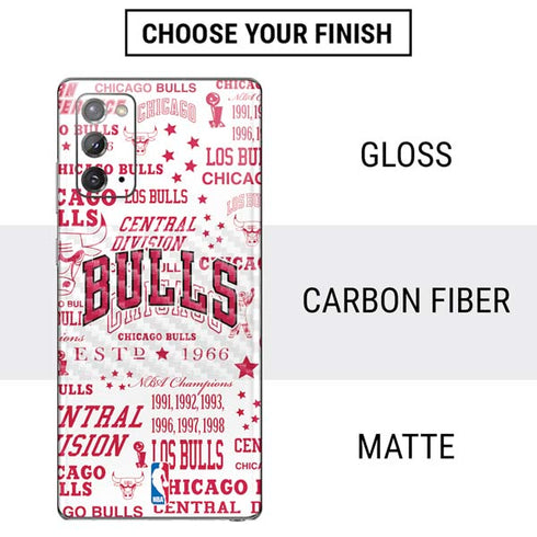 NBA Chicago Bulls Historic Blast Galaxy Note20 5G Skin