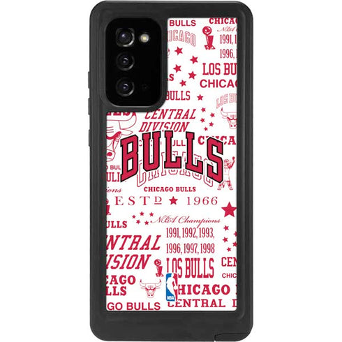 NBA Chicago Bulls Historic Blast Galaxy Note20 5G Waterproof Case