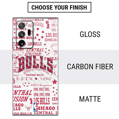 NBA Chicago Bulls Historic Blast Galaxy Note20 Ultra 5G Skin