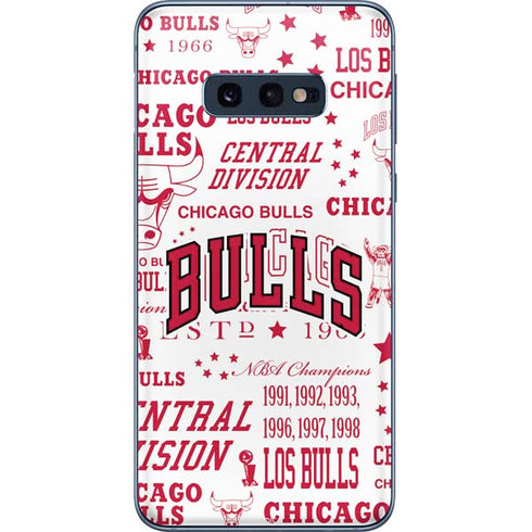 NBA Chicago Bulls Historic Blast Galaxy S10e Skin