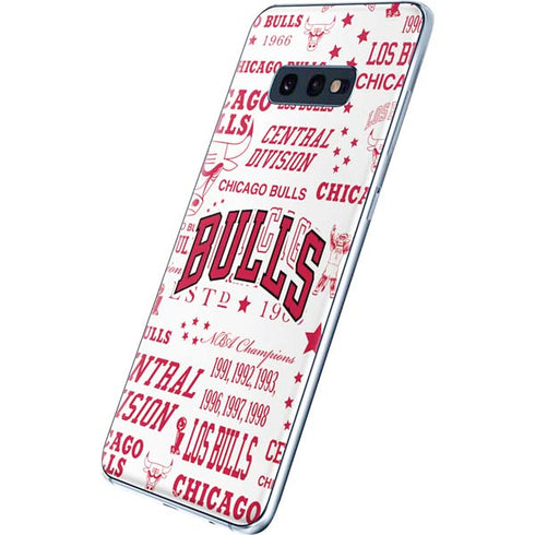 NBA Chicago Bulls Historic Blast Galaxy S10e Skin