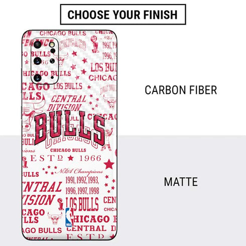 NBA Chicago Bulls Historic Blast Galaxy S20 Plus Skin