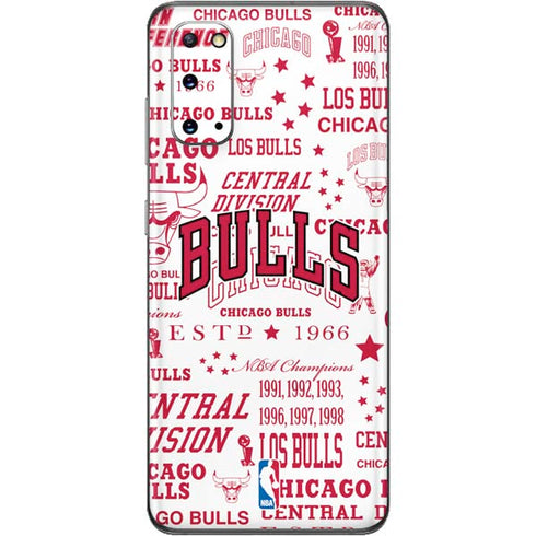 NBA Chicago Bulls Historic Blast Galaxy S20 Skin