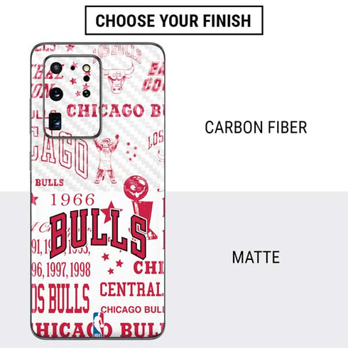 NBA Chicago Bulls Historic Blast Galaxy S20 Ultra 5G Skin
