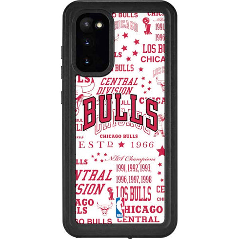 NBA Chicago Bulls Historic Blast Galaxy S20 Waterproof Case