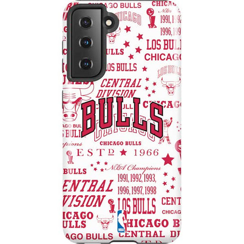 NBA Chicago Bulls Historic Blast Galaxy S21 5G Pro Case