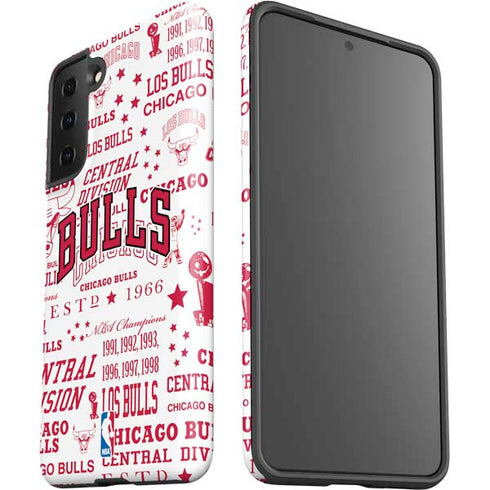 NBA Chicago Bulls Historic Blast Galaxy S21 FE Pro Case
