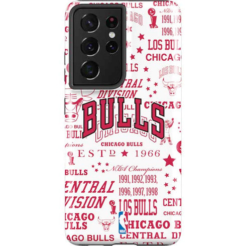 NBA Chicago Bulls Historic Blast Galaxy S21 Ultra 5G Pro Case