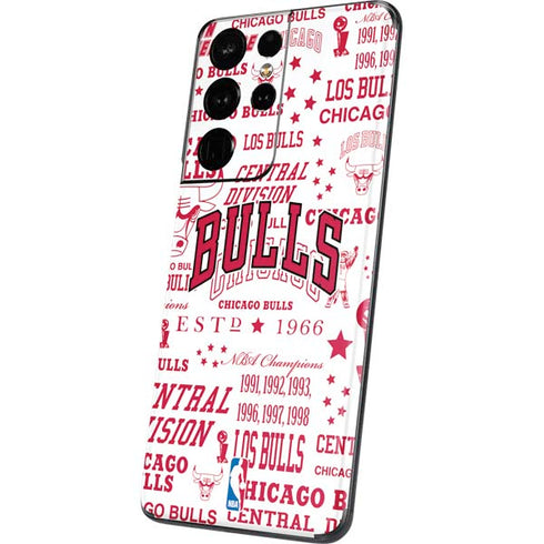 NBA Chicago Bulls Historic Blast Galaxy S21 Ultra 5G Skin