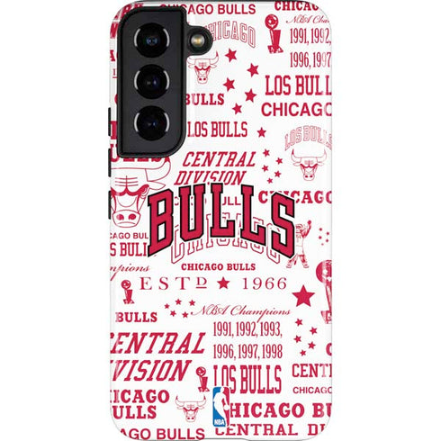 NBA Chicago Bulls Historic Blast Galaxy S22 Pro Case