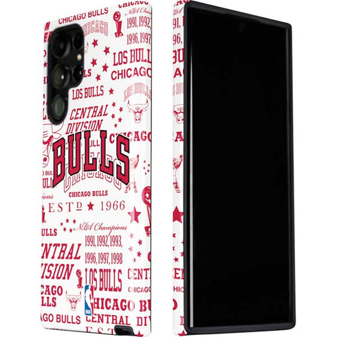 NBA Chicago Bulls Historic Blast Galaxy S22 Ultra Pro Case