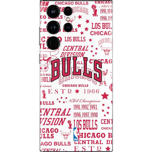 NBA Chicago Bulls Historic Blast Galaxy S22 Ultra Skin