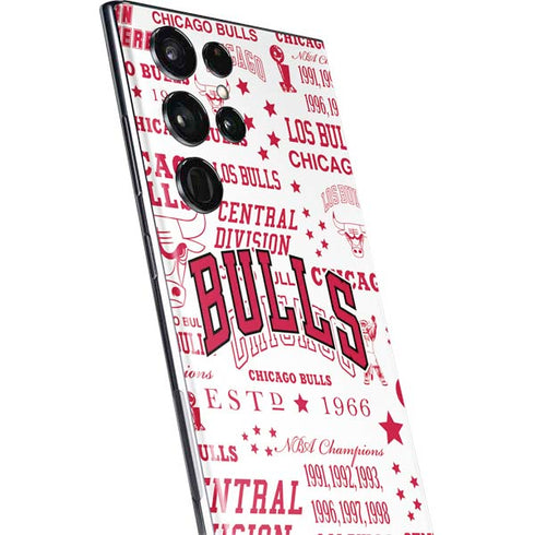 NBA Chicago Bulls Historic Blast Galaxy S22 Ultra Skin