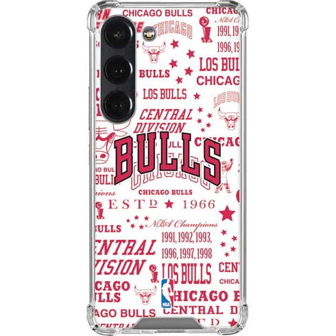 NBA Chicago Bulls Historic Blast Galaxy S23 Clear Case