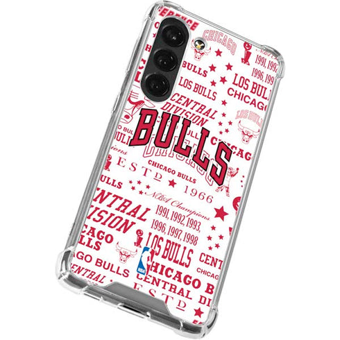 NBA Chicago Bulls Historic Blast Galaxy S23 Clear Case