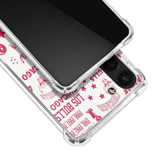 NBA Chicago Bulls Historic Blast Galaxy S23 Clear Case