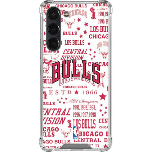 NBA Chicago Bulls Historic Blast Galaxy S23 Plus Clear Case