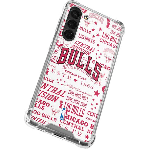 NBA Chicago Bulls Historic Blast Galaxy S23 Plus Clear Case