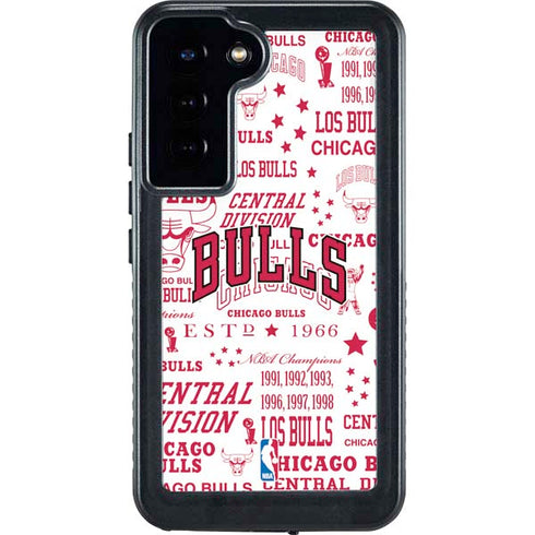 NBA Chicago Bulls Historic Blast Galaxy S23 Plus Waterproof Case