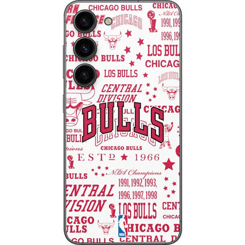 NBA Chicago Bulls Historic Blast Galaxy S23 Skin