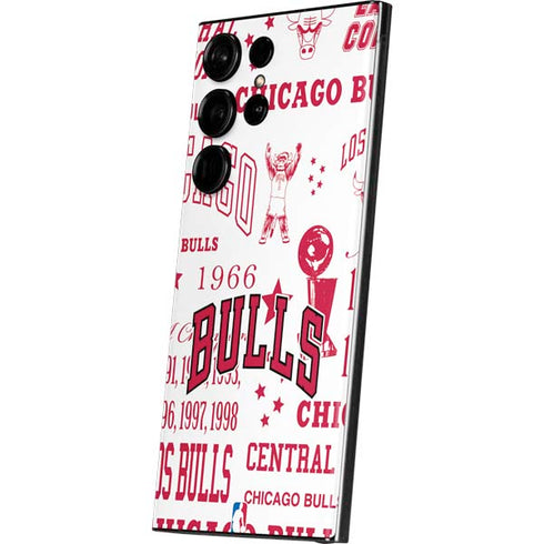 NBA Chicago Bulls Historic Blast Galaxy S23 Ultra Skin