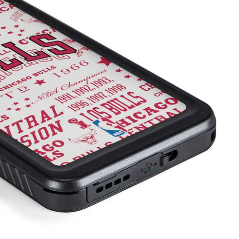 NBA Chicago Bulls Historic Blast Galaxy S23 Waterproof Case
