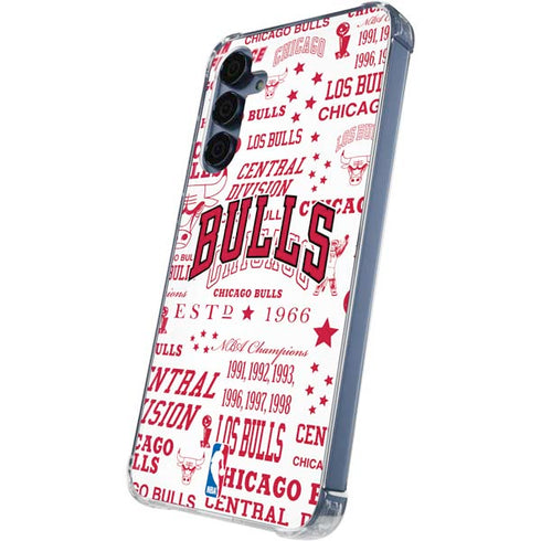 NBA Chicago Bulls Historic Blast Galaxy S24 Clear Case