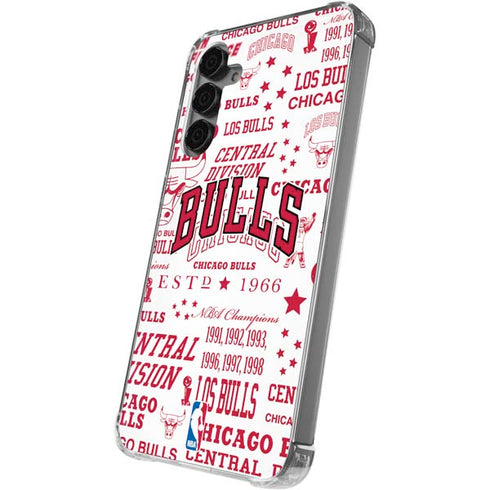 NBA Chicago Bulls Historic Blast Galaxy S24 Plus Clear Case
