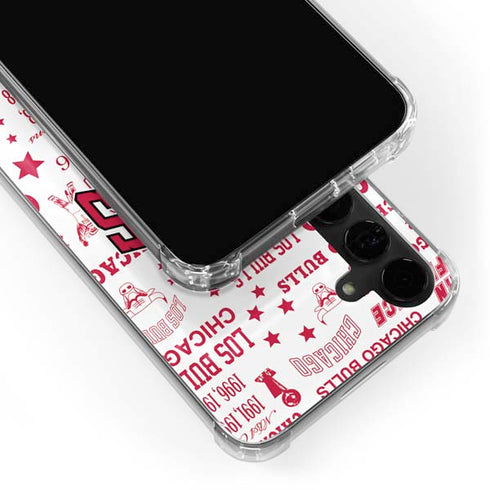 NBA Chicago Bulls Historic Blast Galaxy S24 Plus Clear Case