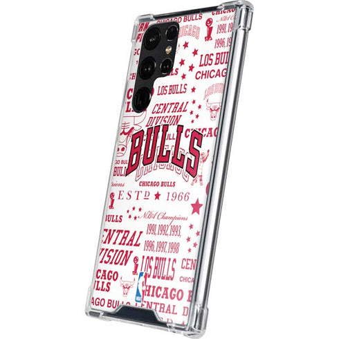 NBA Chicago Bulls Historic Blast Galaxy S24 Ultra Clear Case