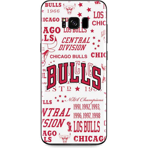 NBA Chicago Bulls Historic Blast Galaxy S8 Skin