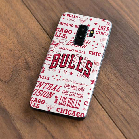 NBA Chicago Bulls Historic Blast Galaxy S9 Plus Skin