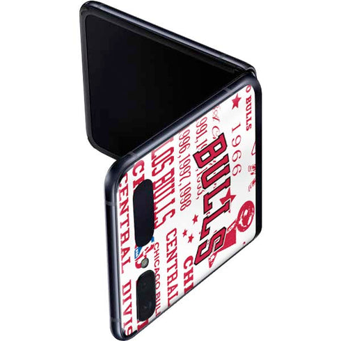 NBA Chicago Bulls Historic Blast Galaxy Z Flip Skin