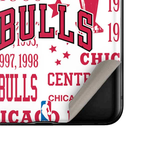 NBA Chicago Bulls Historic Blast Galaxy Z Flip Skin