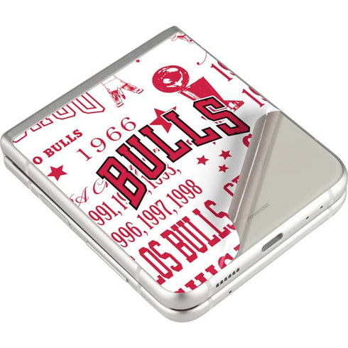 NBA Chicago Bulls Historic Blast Galaxy Z Flip3 5G Skin
