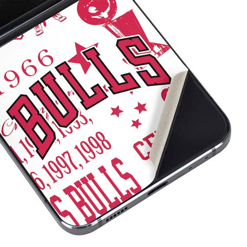 NBA Chicago Bulls Historic Blast Galaxy Z Flip5 5G Skin