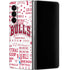 NBA Chicago Bulls Historic Blast Galaxy Z Fold4 5G Skin