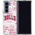 NBA Chicago Bulls Historic Blast Galaxy Z Fold5 5G Clear Case