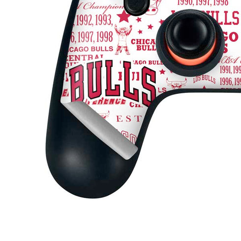 NBA Chicago Bulls Historic Blast Google Stadia Controller Skin