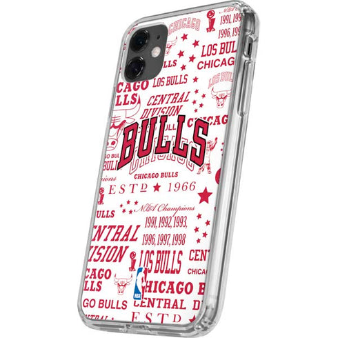 NBA Chicago Bulls Historic Blast iPhone 11 Clear Case