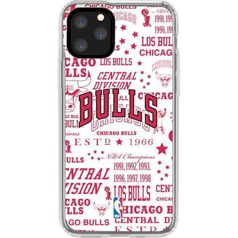 NBA Chicago Bulls Historic Blast iPhone 11 Pro Clear Case
