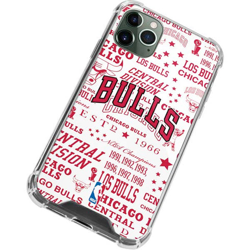 NBA Chicago Bulls Historic Blast iPhone 11 Pro Max Clear Case