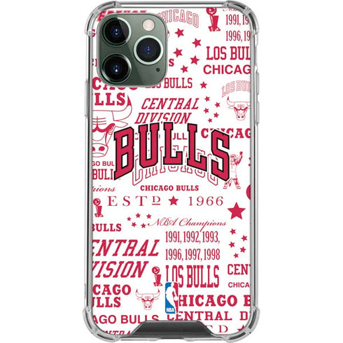 NBA Chicago Bulls Historic Blast iPhone 11 Pro Max Clear Case