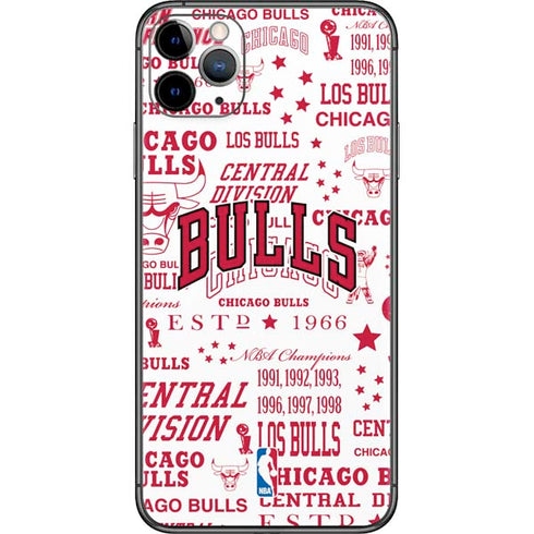 NBA Chicago Bulls Historic Blast iPhone 11 Pro Max Skin
