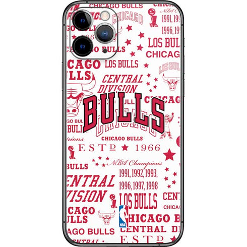 NBA Chicago Bulls Historic Blast iPhone 11 Pro Skin