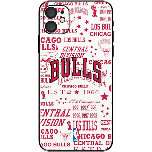 NBA Chicago Bulls Historic Blast iPhone 11 Skin