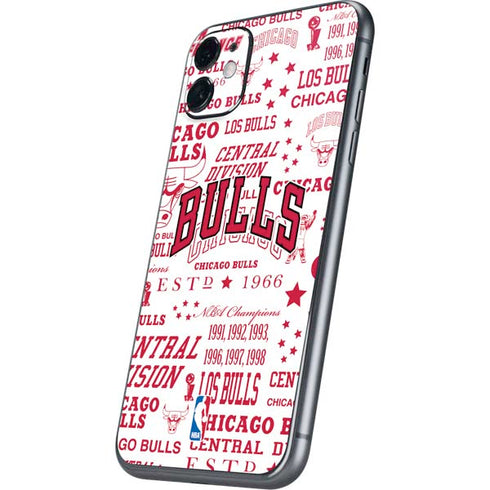 NBA Chicago Bulls Historic Blast iPhone 11 Skin
